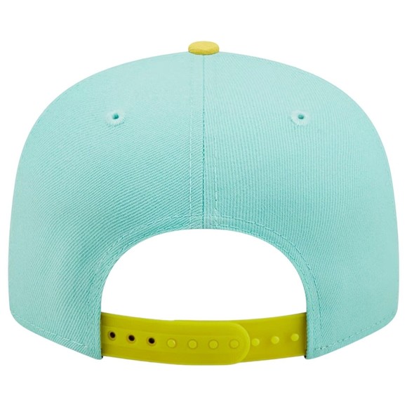 New Era Los Angeles Dodgers Icon Color Pack 9FIFTY Snapback Hat Teal Yellow New - Picture 4 of 4